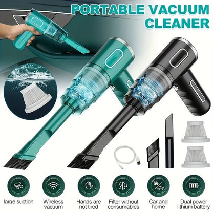 Mini Vacuum Cleaner USB Rechargeable for Car and Home