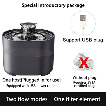 Cat Drinking Fountain and Water Dispenser