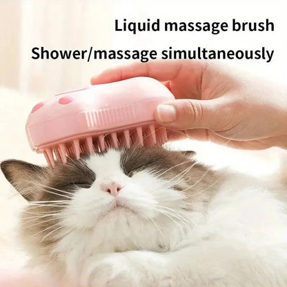 Pet Grooming Brush with Steam for Dogs and Cats