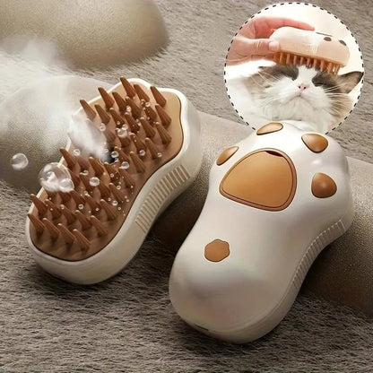 Pet Grooming Brush with Steam for Dogs and Cats