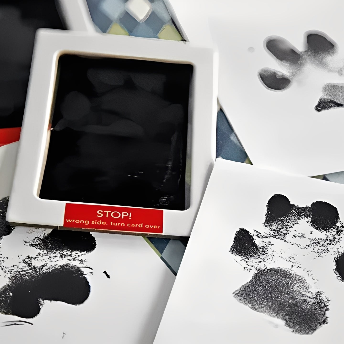 Dog Paw Print Kit with Ink Pad and Frame