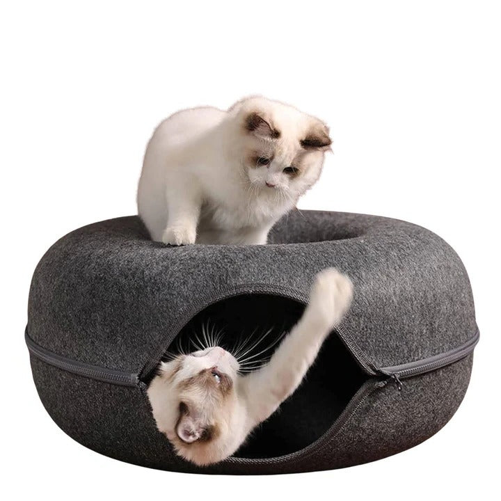 Cat Bed Donut Style for Cozy Sleep