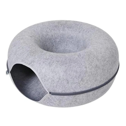 Cat Bed Donut Style for Cozy Sleep