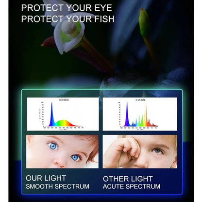 Slim LED Light for Aquatic Plants and Fish Tank Use