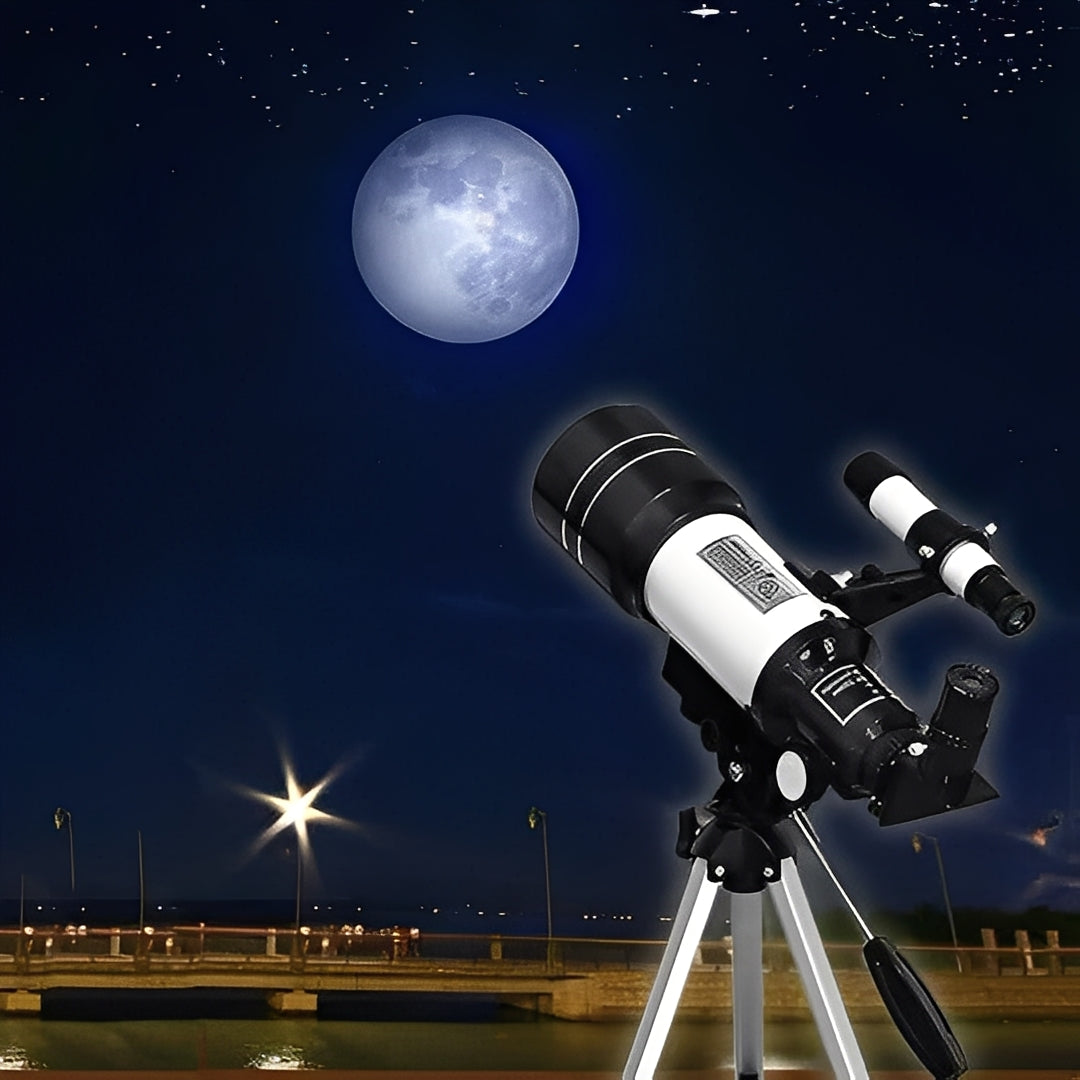 Telescope with Multiple Eyepieces and Table Tripod