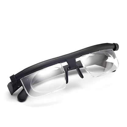 Adjustable Focus Dual-Lens Glasses