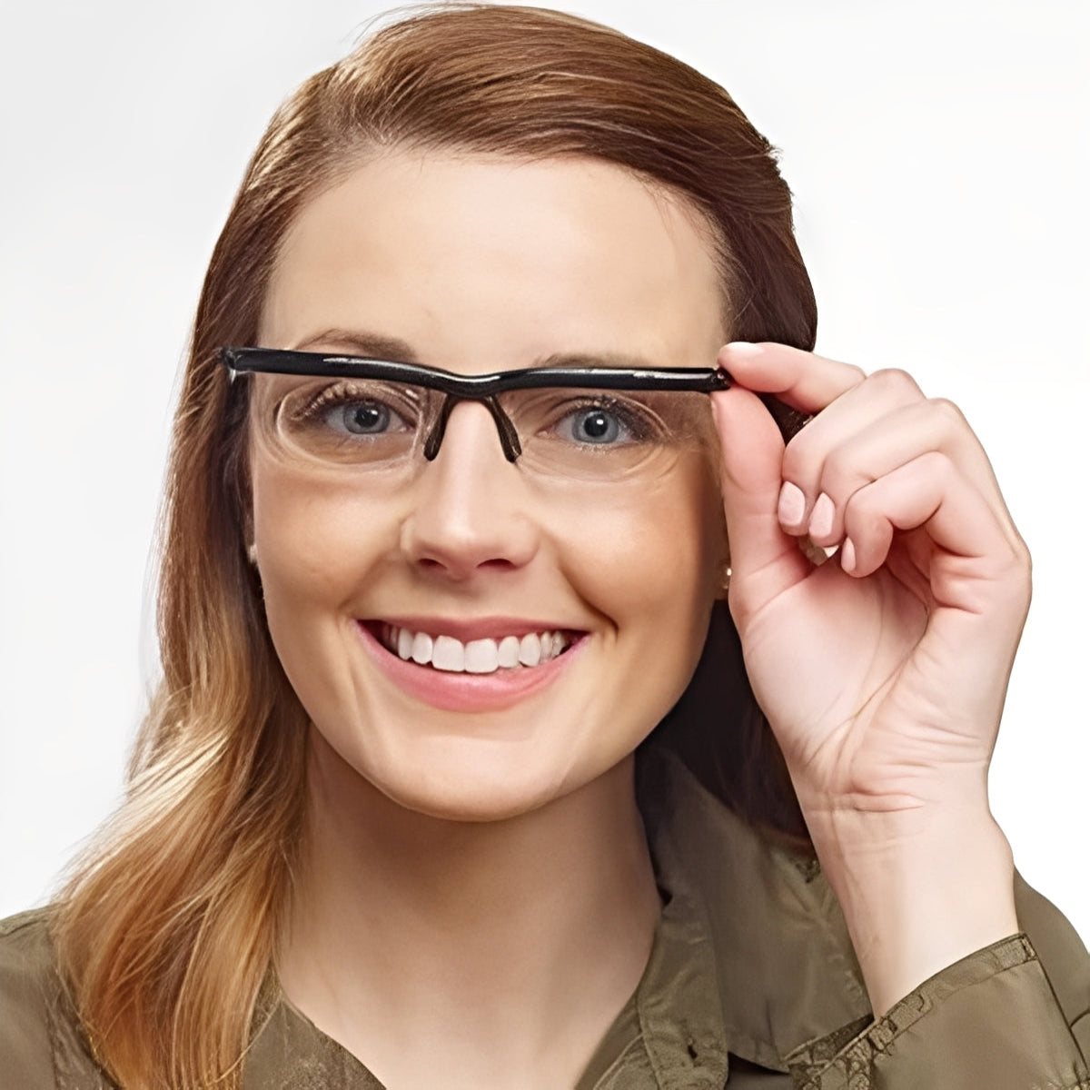 Adjustable Focus Dual-Lens Glasses