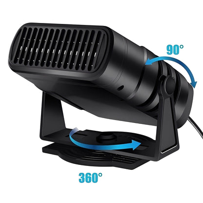 12V Portable Car Heater and Fan for Vehicle Interior Use
