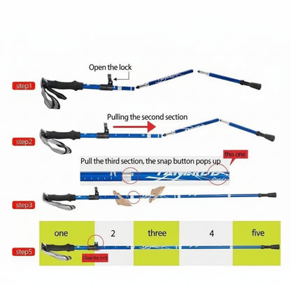 Adjustable Telescopic Hiking Pole