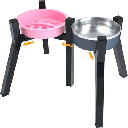 Raised Dog Bowl Stand for Pet Feeding Comfort