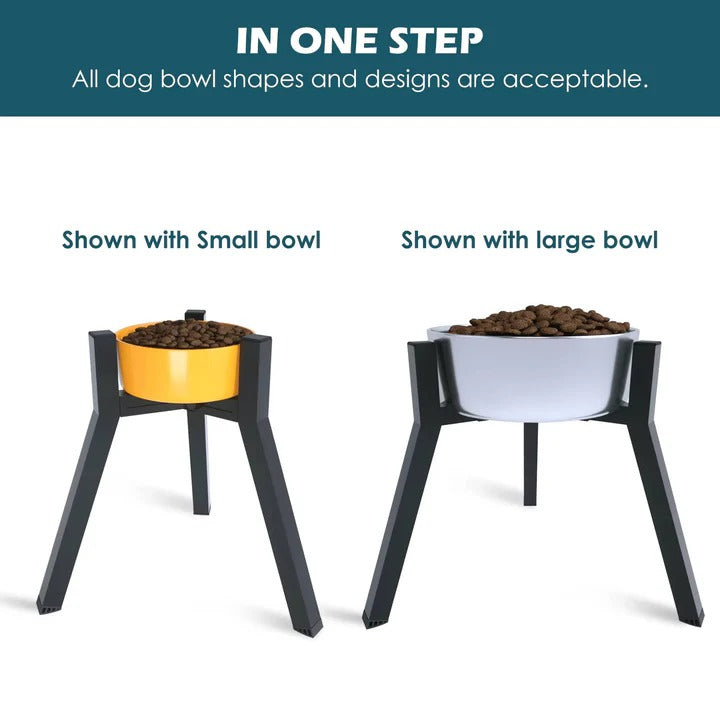 Raised Dog Bowl Stand for Pet Feeding Comfort