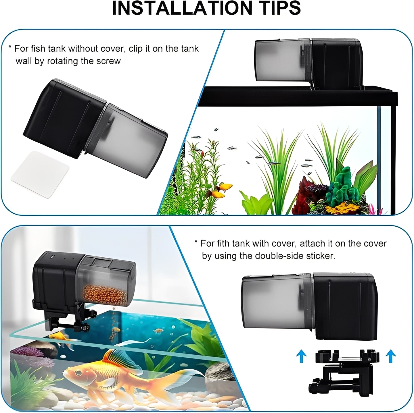 Fish Food Feeder Automatic for Aquarium Tank
