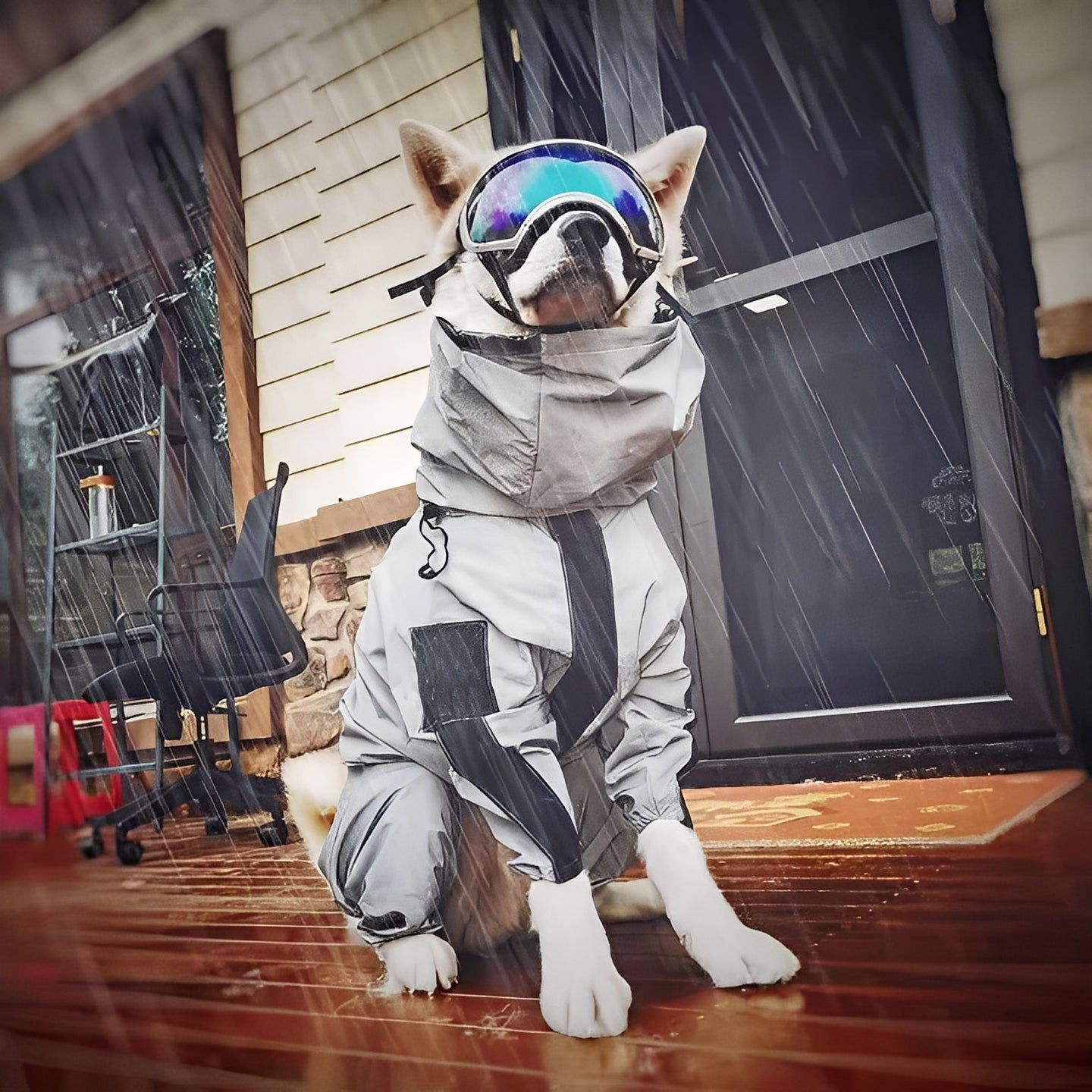 Dogs Waterproof Raincoat and Outerwear for Wet Weather