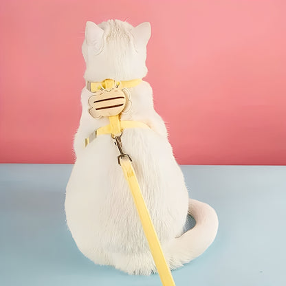 Adjustable Cat Collar and Harness for Safety