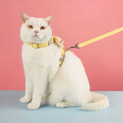 Adjustable Cat Collar and Harness for Safety