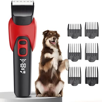Electric Dog Grooming Clipper and Trimmer for All Breeds