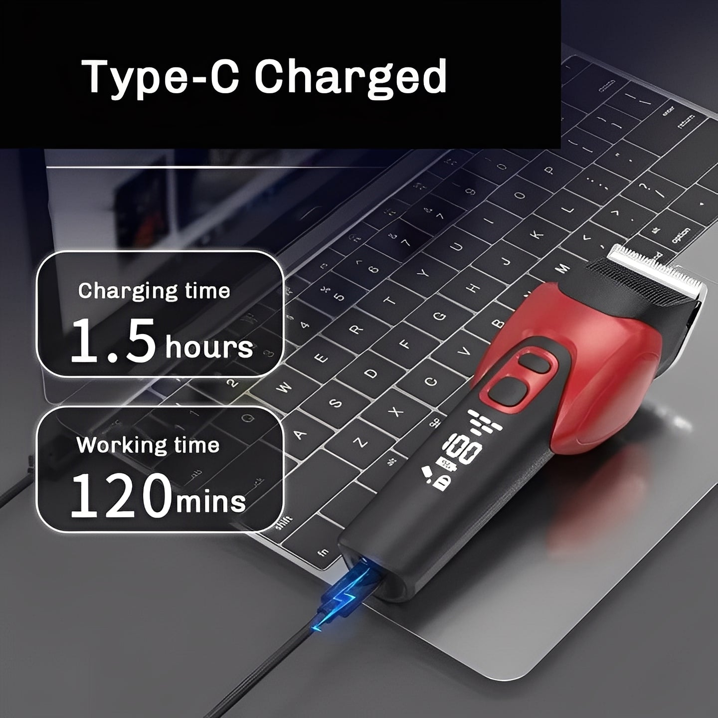 Electric Dog Grooming Clipper and Trimmer for All Breeds