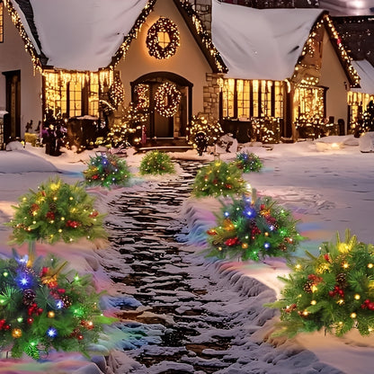 Artificial Christmas Tree Urn Filler Pre-lit Decoration