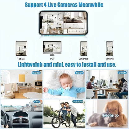 Magnetic Mini Wireless Camera Live Feed Video and Audio