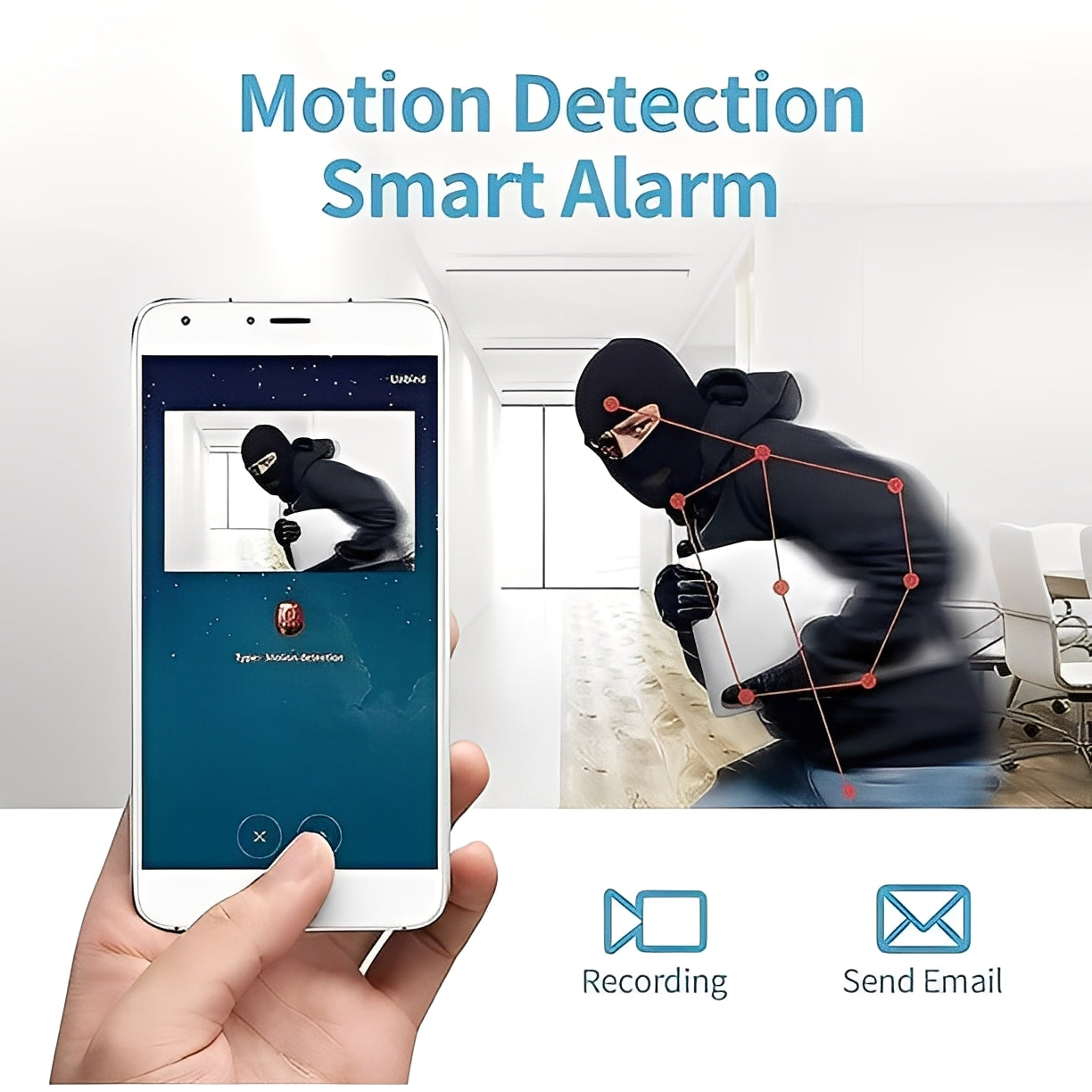 Magnetic Mini Wireless Camera Live Feed Video and Audio