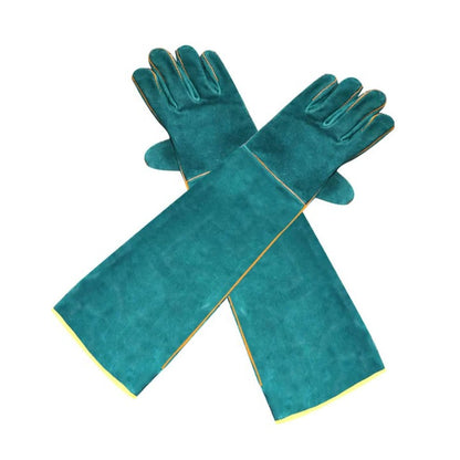 Animal Handling Gloves with Extended Cuff