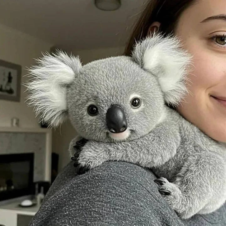 Koala Plush Toy Soft Weighted Design Realistic Style