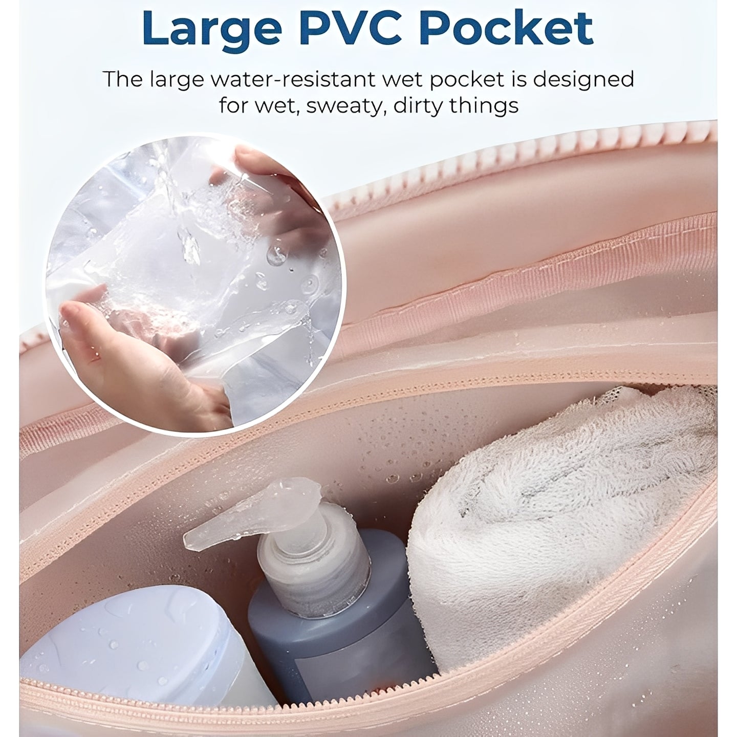 Travel Toiletry Bag with Multiple Compartments