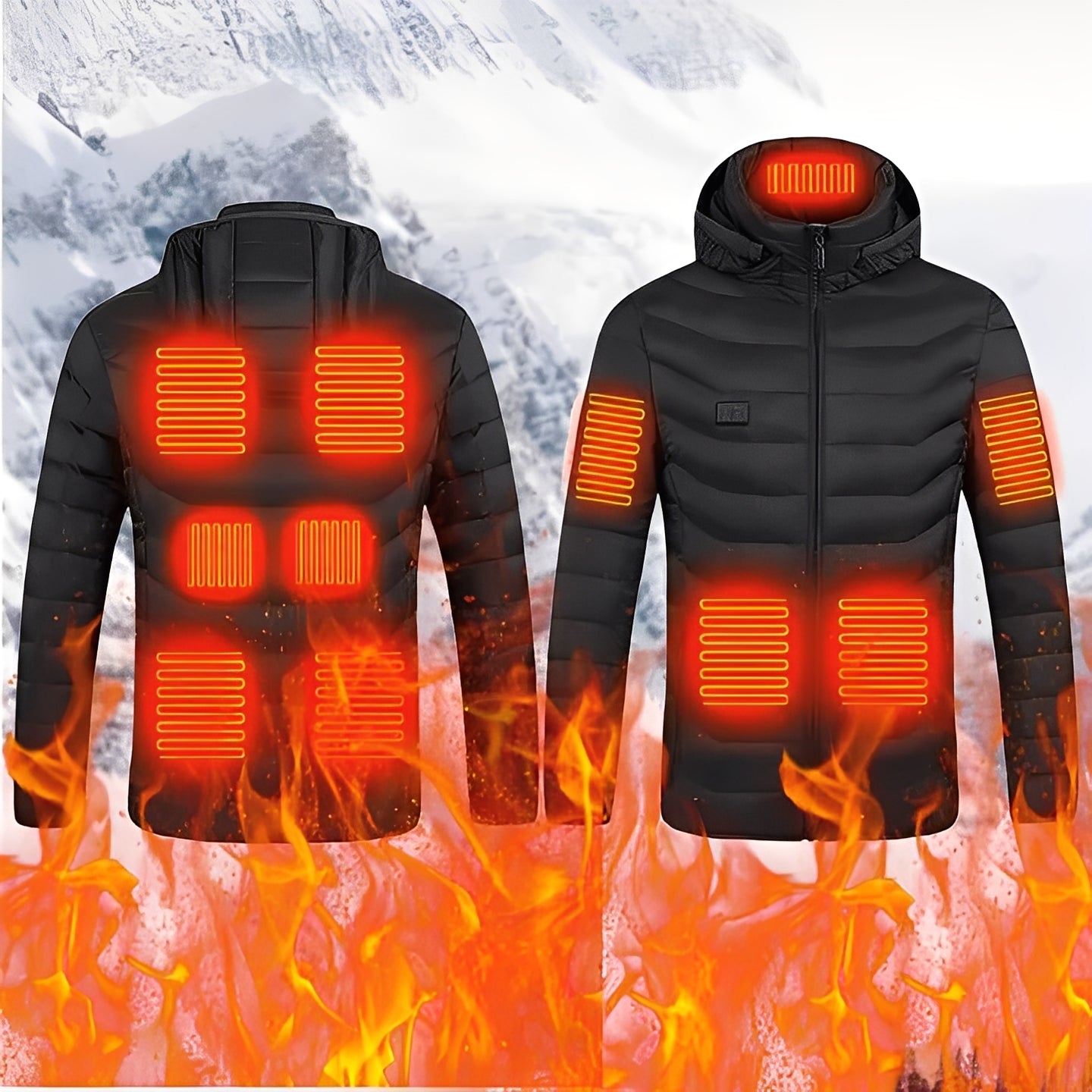 Heated Jacket with Adjustable Settings