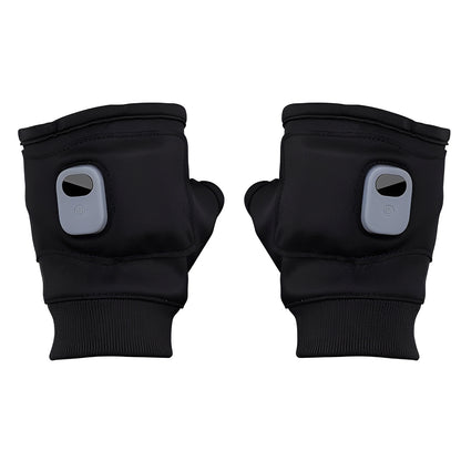 USB Rechargeable Heated Gloves Fingerless Design