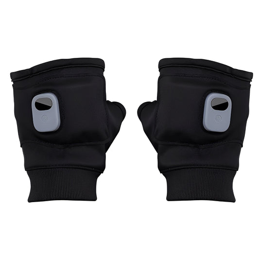 USB Rechargeable Heated Gloves Fingerless Design