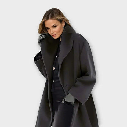 Windproof Wool Coat for Women and Cold Protection
