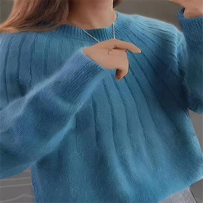 Women's Cashmere Knitted Sweater for Cold Weather