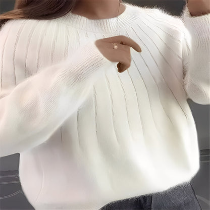 Women's Cashmere Knitted Sweater for Cold Weather