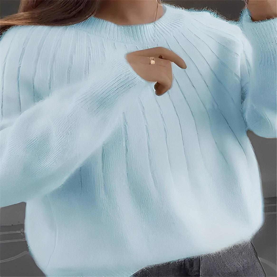 Women's Cashmere Knitted Sweater for Cold Weather