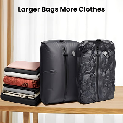 Travel Pump and 2 Vacuum Bags for Space Saving Packing