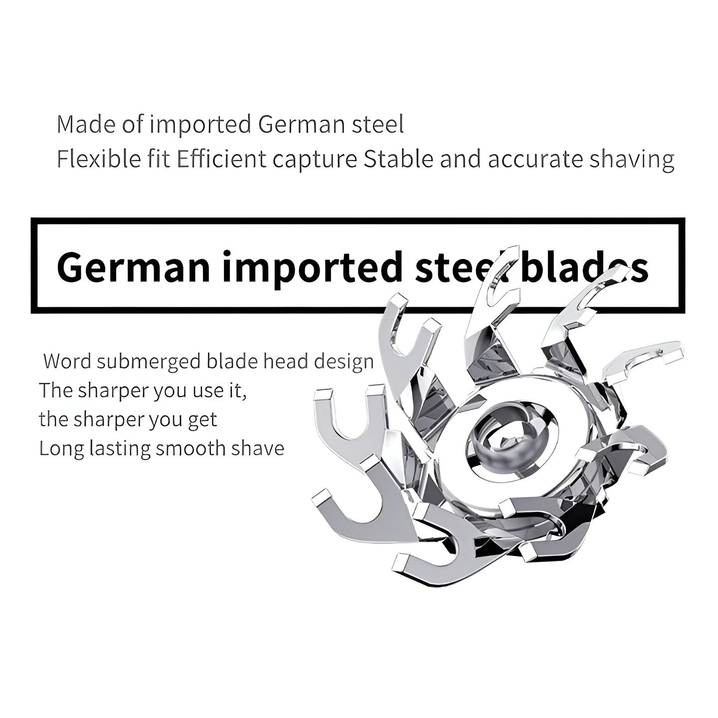 Men's Electric Shaver Mini Magnetic for Face and Beard