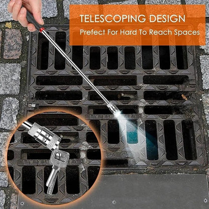 Telescopic Pick-Up Tool Magnetic with LED Light for Retrieval