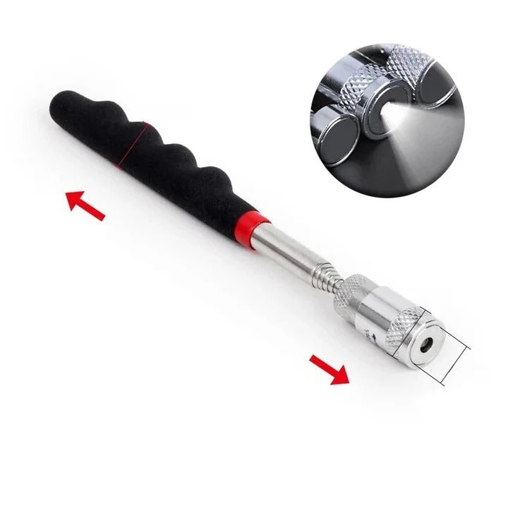 Telescopic Pick-Up Tool Magnetic with LED Light for Retrieval