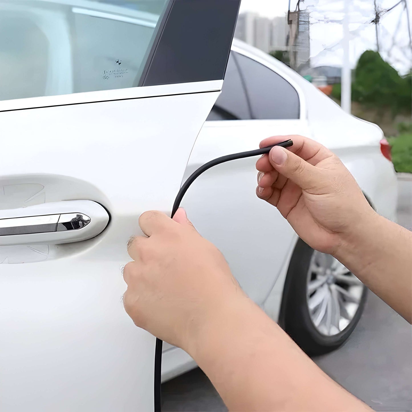 Scratch Protector Strip for Car Door Edges and Bumps