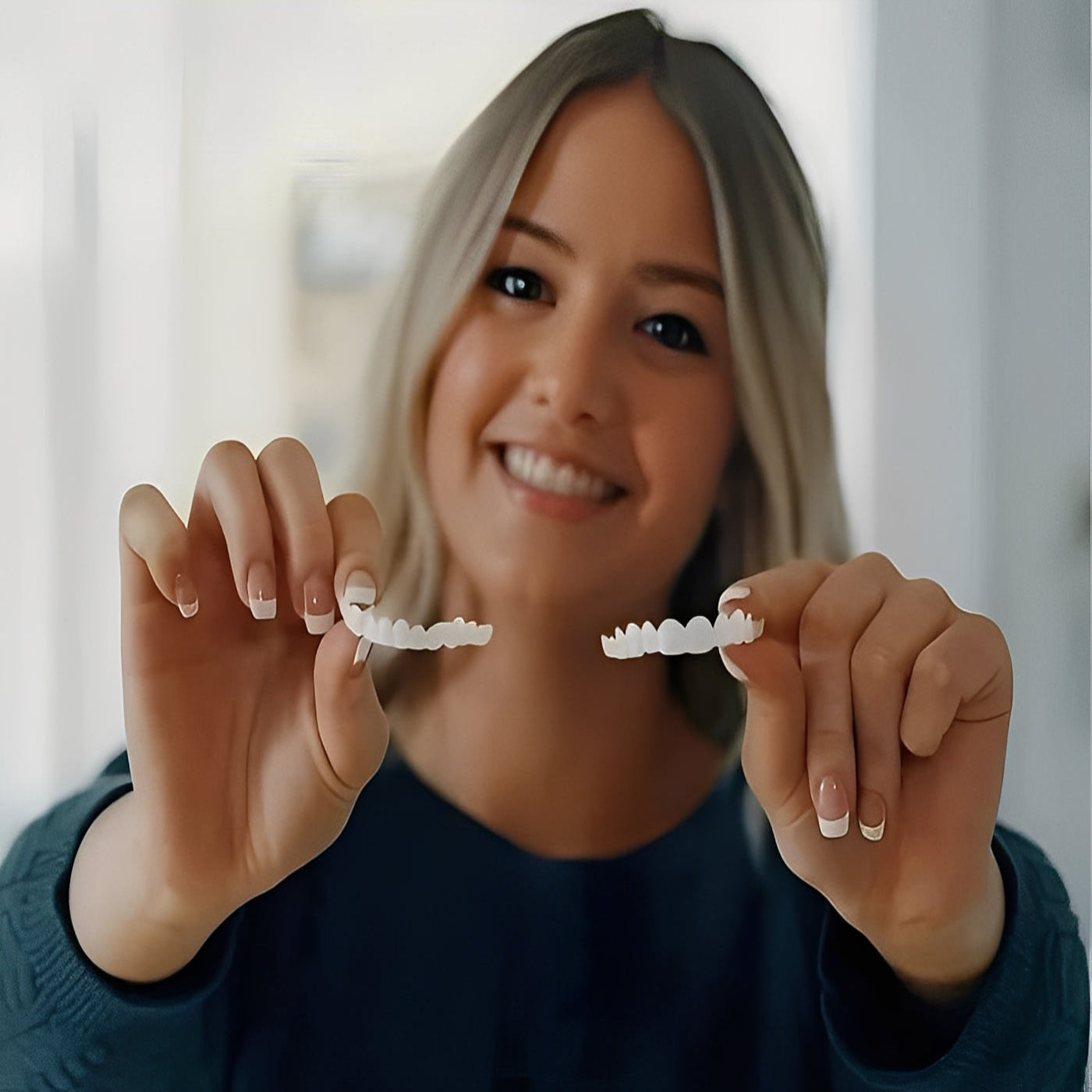 Cosmetic Veneers for Teeth Natural White Finish