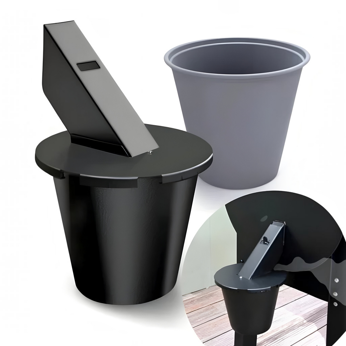 Grill Grease Collector Basket and Catcher
