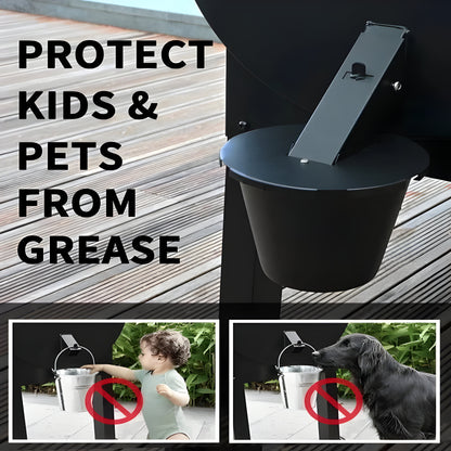 Grill Grease Collector Basket and Catcher