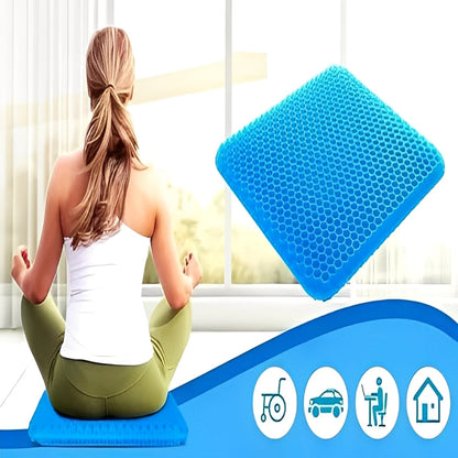 Ergonomic Gel Seat Cushion for Office Car and Wheelchair Lower Back Support