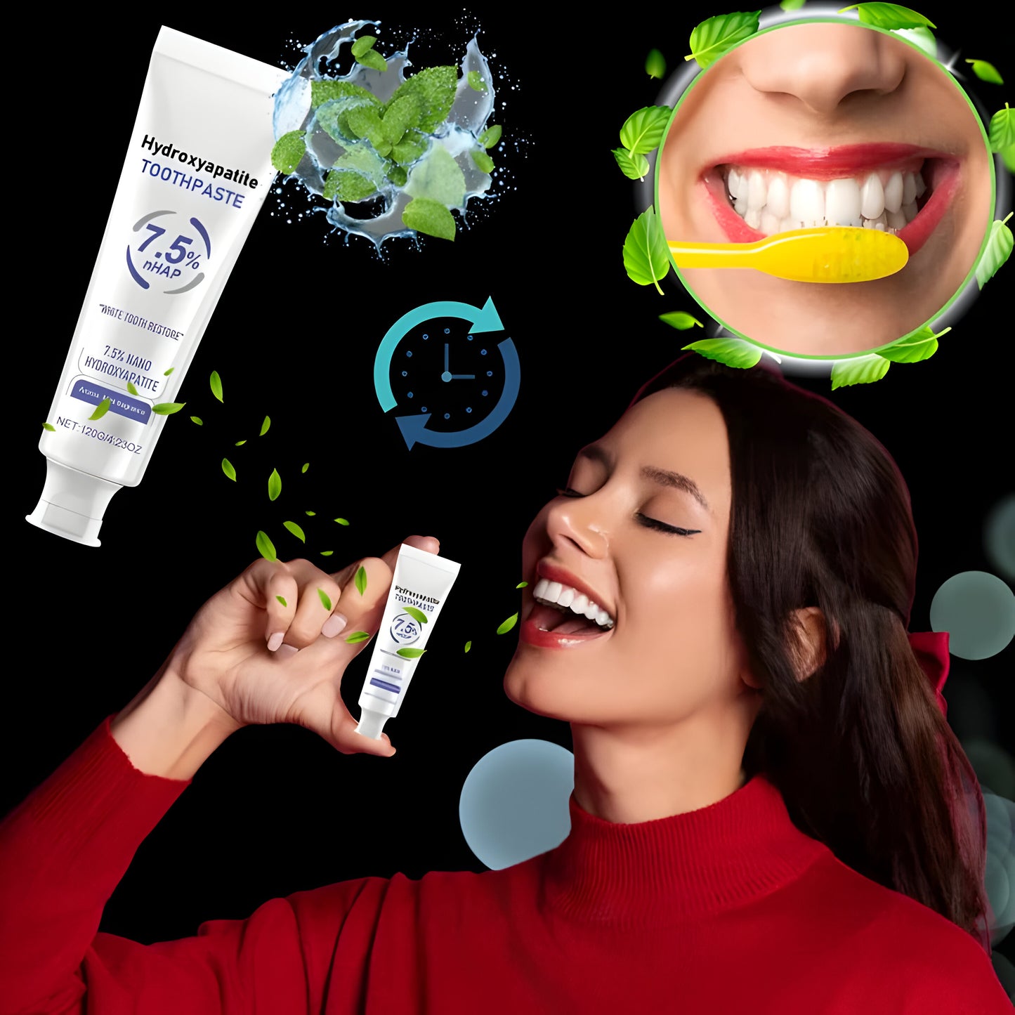 Enamel Repair Toothpaste Fluoride Free and Natural Ingredients