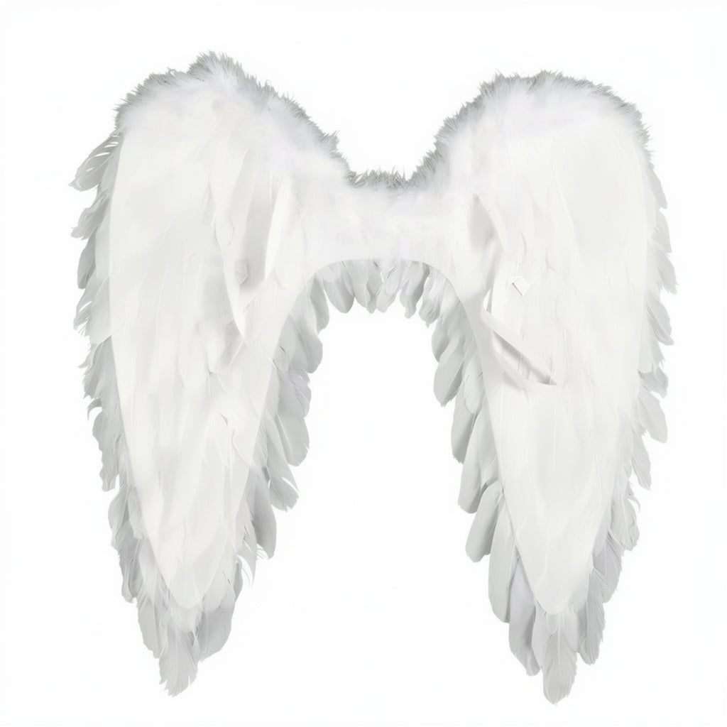 Angel Wings Costume Feathered for Adults and Kids