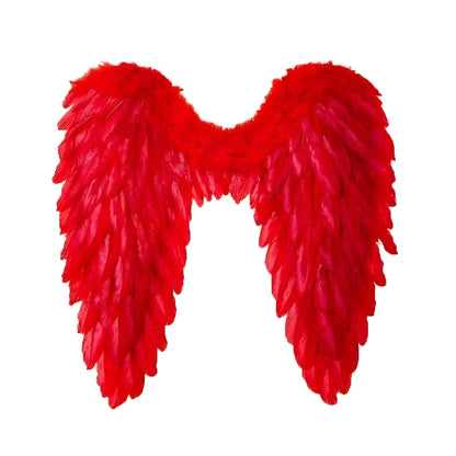 Angel Wings Costume Feathered for Adults and Kids