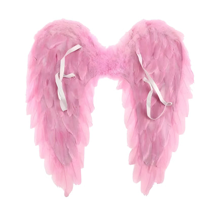 Angel Wings Costume Feathered for Adults and Kids