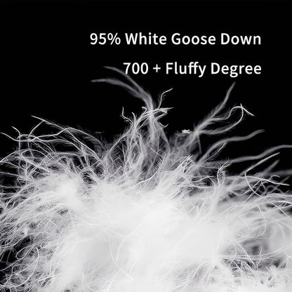 Outdoor Hiking and Skiing Pants Thermal Goose Down with Zipper