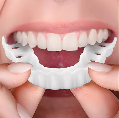 Snap-On Dentures Adjustable for Better Fit and Appearance