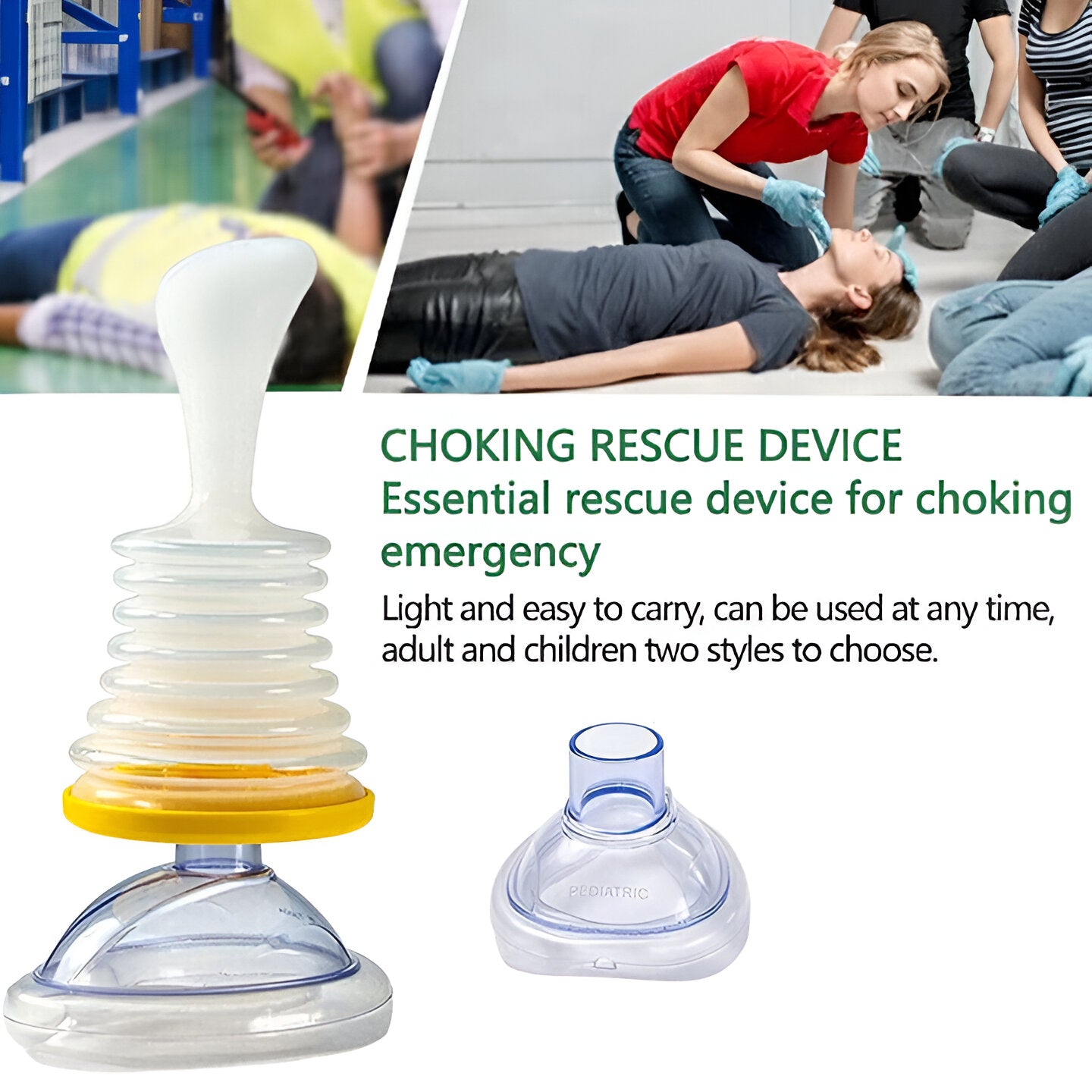 Emergency Device for Choking Situations and Safety